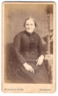 Photo Beales & Sons, Spalding, New Road, Ältere Dame In Modischer Kleidung  - Anonymous Persons
