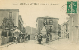 34)     NEZIGNAN L' EVEQUE  - Place De La République - Sonstige & Ohne Zuordnung