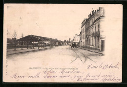 CPA Saumur, Avenue De La Gare D`Orleans  - Saumur