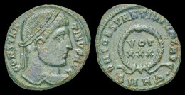 Constantine I AE Follis Laurel Wreath - El Imperio Christiano (307 / 363)