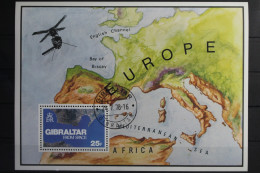 Gibraltar Block 5 Mit 372 Gestempelt #VO100 - Gibraltar