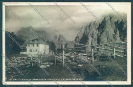 Trento Vigo Di Fassa Rifugio Ciampedie Catinaccio Foto Cartolina ZC4568 - Trento