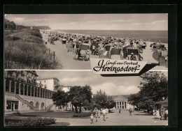 AK Heringsdorf, Blick Zum Strand Mit Kulturhaus  - Otros & Sin Clasificación