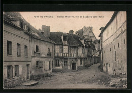 CPA Pont-de-L`Arche, Vieilles Maisons, Rue De L`Abbaye-sans-Toile  - Pont-de-l'Arche