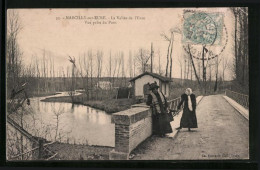 CPA Marcilly-sur-Eure, La Vallée De L`Eure - Vue Prise Du Pont  - Marcilly-sur-Eure