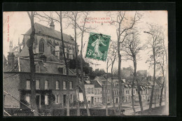 CPA Pont-de-L`Arche, L`Eglise, Le Tour Et Les Quais  - Pont-de-l'Arche