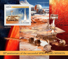 Liberia 2023 Space 20 Years Since NASA's Spirit Rover Lands On Mars S202403 - Liberia