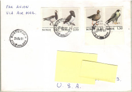 Norway 1991, Bird, Birds, Eagle, Circulated Cover - Arends & Roofvogels