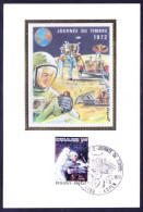 Belgium 1972 Maxi Card, Astronaut David Scott, Moon Landing, Space - 1971-1980