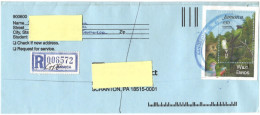 Jamaica 2000, Bird, Birds, Owl, Circulated Cover - Hiboux & Chouettes