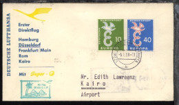 Lufthansa-Erstflug-Bf. Düsseldorf-Kairo 5.1.1959 - Sonstige & Ohne Zuordnung