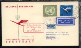 Lufthansa-Erstflug-Bf. Frankfurt-Stuttgart 31.10.1955 - Sonstige & Ohne Zuordnung