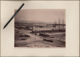 Photo Jean-Baptiste Giletta,  Vue De Marseille, La Joliette Bassin National, Le Port Avec Güterbahnhof  - Lugares