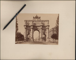 Fotografie Bruckmann, München, Ansicht München, Blick In Die Ludwigstrasse Durch Das Siegestor  - Places