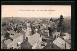 CPA Chalonnes-sur-Loire, Rue Félix-Faure Et Vue Générale  - Chalonnes Sur Loire