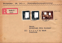 Deutsches Reich 865 Auf Brief Als Mischfrankatur Portogerecht #JF734 - Otros & Sin Clasificación