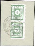SBZ - Ostsachsen, 1945, 43 BI/DI (2), Briefstück - Otros & Sin Clasificación
