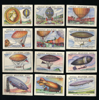 Meurisse - Ca 1930 - 10 - Aéronautique, Aeronautics, Balloon, Zeppelin - Full Serie - Andere & Zonder Classificatie