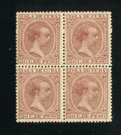 Cuba Span. Kolonie, 1894, 91, Postfrisch, Viererblock - America (Other)