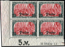 Deutsche Auslandspost Türkei, 1905, 47 B (4) HAN, Postfrisch - Marruecos (oficinas)
