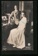 AK Kronprinz Wilhelm Von Preussen Mit Seiner Frau Cecilie  - Royal Families