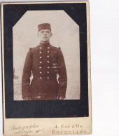 MILITARIA - SOLDAAT -   : Photographie    :  Hardboard - Karton   16.5 X 11 Cm - War, Military