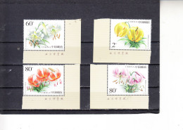 CINA  2003 - Yvert  4066/9** - Fiori - Unused Stamps