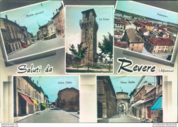 P325 Cartolina Revere Saluti Da 5 Vedutine  Provincia Di Mantova - Mantova