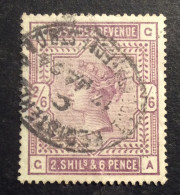 GB84 Victoria 2/6 Violet YT 86 Ancre Oblitéré - Used Stamps