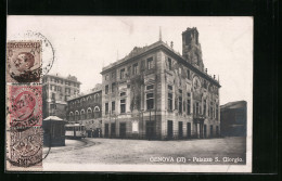 Cartolina Genova, Palazzo S. Giorgio  - Genova (Genoa)