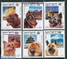 Sahara (=not Official) 2000 DOGS 6V, Mint NH, Nature - Dogs - Art - Bridges And Tunnels - Puentes