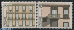 Azores 1987 Architecture 2v, Mint NH, Art - Architecture - Azores