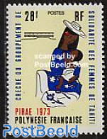 French Polynesia 1973 Children Crech 1v, Unused (hinged) - Nuevos