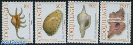 French Polynesia 2007 Shells 4v, Mint NH, Nature - Shells & Crustaceans - Ungebraucht