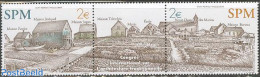 Saint Pierre And Miquelon 2003 Architecture 2v+tab [:T:], Mint NH, Religion - Transport - Churches, Temples, Mosques, .. - Eglises Et Cathédrales