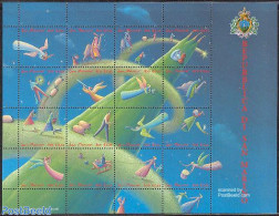 San Marino 2001 Christmas 16v M/s, Mint NH, Religion - Angels - Christmas - Unused Stamps