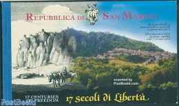 San Marino 2000 1700 Years San Marino 20v In Booklet, Mint NH, History - Various - History - Stamp Booklets - Maps - Nuevos