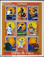 Senegal 1999 Tennis & Table Tennis 9v M/s, Mint NH, Sport - Table Tennis - Tennis - Tafeltennis