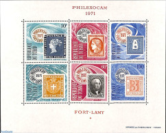 Chad 1971 Philexocom S/s, Mint NH, Stamps On Stamps - Autres & Non Classés
