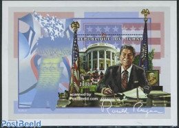 Chad 1998 Ronal Reagan S/s, Mint NH, History - American Presidents - Autres & Non Classés