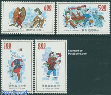 Taiwan 1973 Folklore 4v, Mint NH, Nature - Various - Fishing - Folklore - Fische