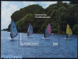 Saint Vincent 1988 Windsurfing S/s, Mint NH, Sport - Sailing - Sport (other And Mixed) - Segeln