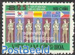 Vietnam, South 1975 Overprint 1v, Mint NH, History - Flags - Militarism - Militares