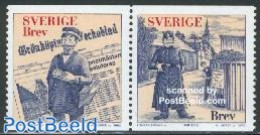 Sweden 2002 Gronkopings Veckoblad 2v [:] (sequence May Vary), Mint NH, History - Various - Newspapers & Journalism - P.. - Unused Stamps