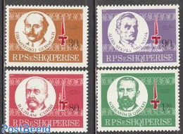 Albania 1987 Famous Persons 4v, Mint NH, Art - Authors - Schrijvers