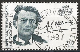 France 1996 - Mi 3182 - YT 3038 ( André Malraux, Writter & Politician ) - Usados