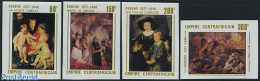 Central Africa 1978 P.P. Rubens 4v Imperforated, Mint NH, Art - Paintings - Rubens - Central African Republic