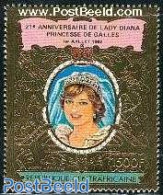 Central Africa 1982 Diana Birthday 1v, Gold, Mint NH, History - Charles & Diana - Kings & Queens (Royalty) - Case Reali