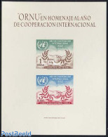 Chile 1965 Int. Co-operation Imperforated Sheet, Mint NH, History - Science - United Nations - Inventors - Cile