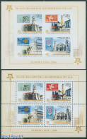 Cuba 2005 50 Years Europa Stamps 2 S/s (perf & Imperf.), Mint NH, History - Nature - Religion - Europa Hang-on Issues .. - Ongebruikt